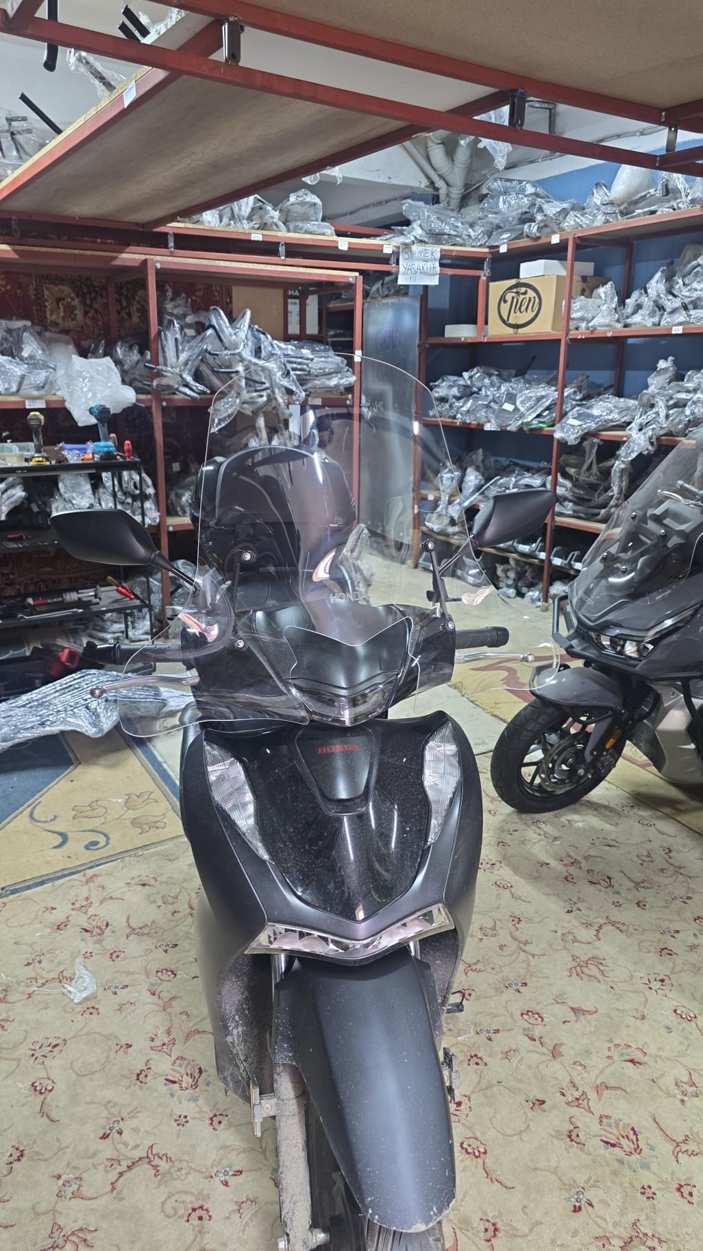  Honda SH 125 2024-2025 Uyumlu Ön Cam Şeffaf