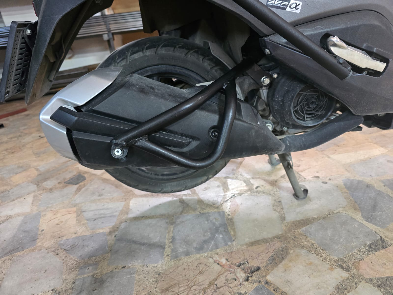 SUZUKI BURGMAN 125 EGZOS KORUMA DEMİRİ