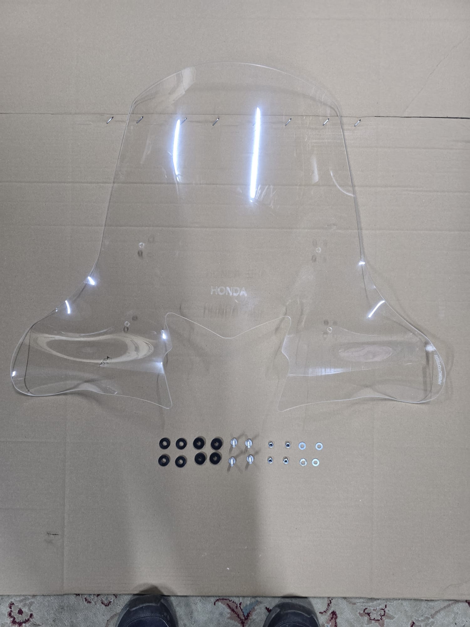 Honda Activa 2023-2024 Uyumlu Ön Cam Şeffaf