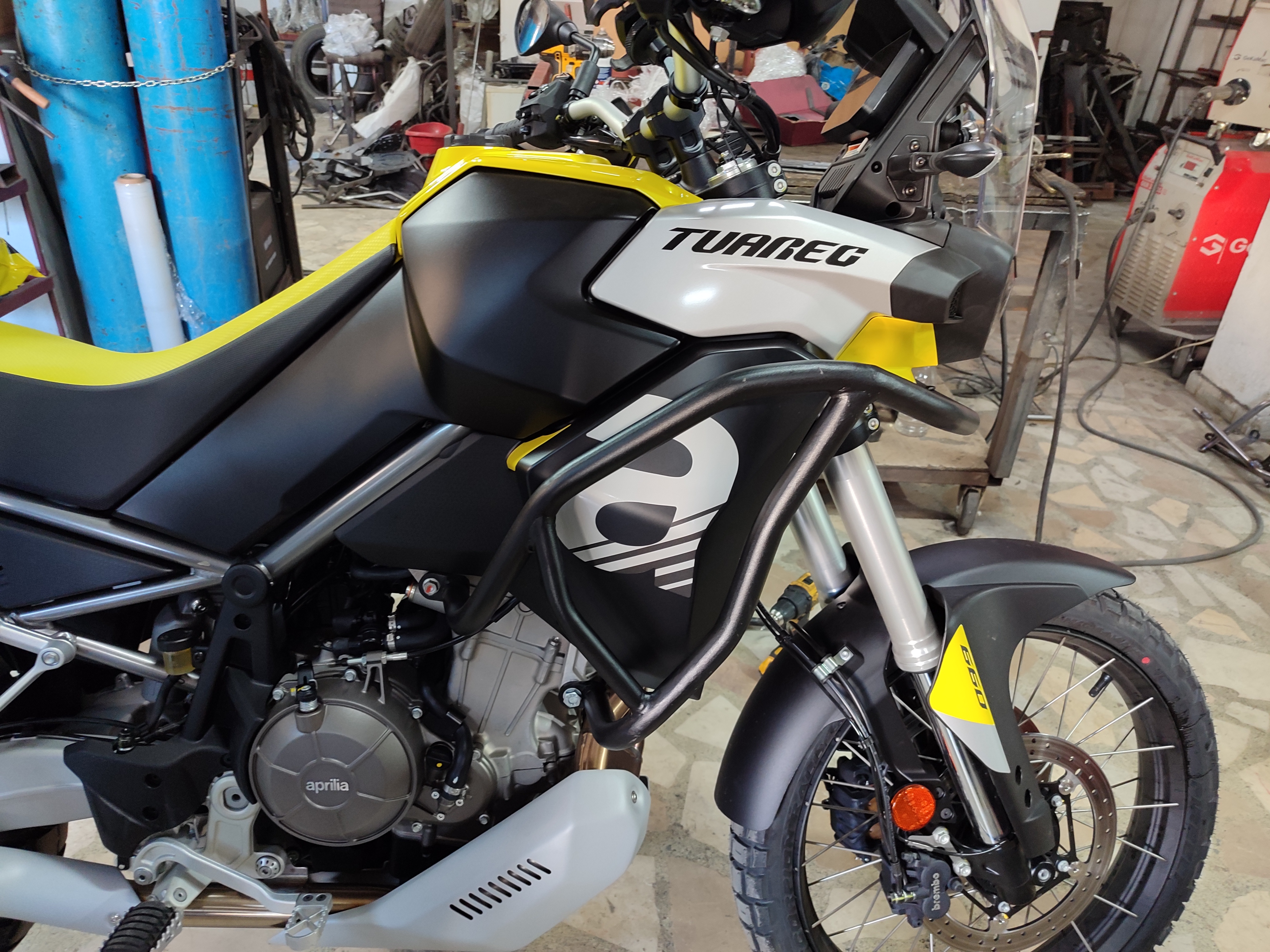 APRİLLA TUAREG 660 ÜST KORUMA DEMİRİ