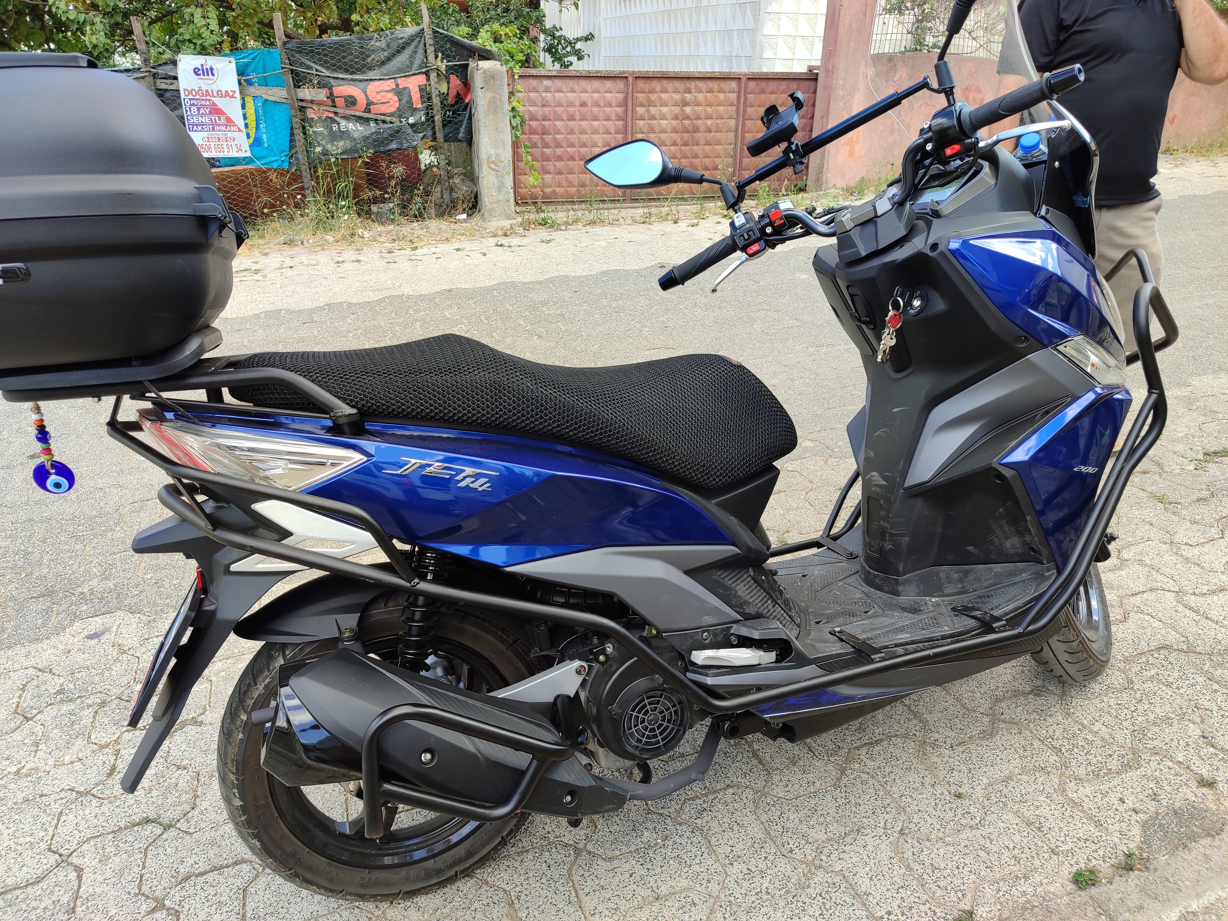 SYM JET 14 EGZOS KORUMA DEMİRİ 