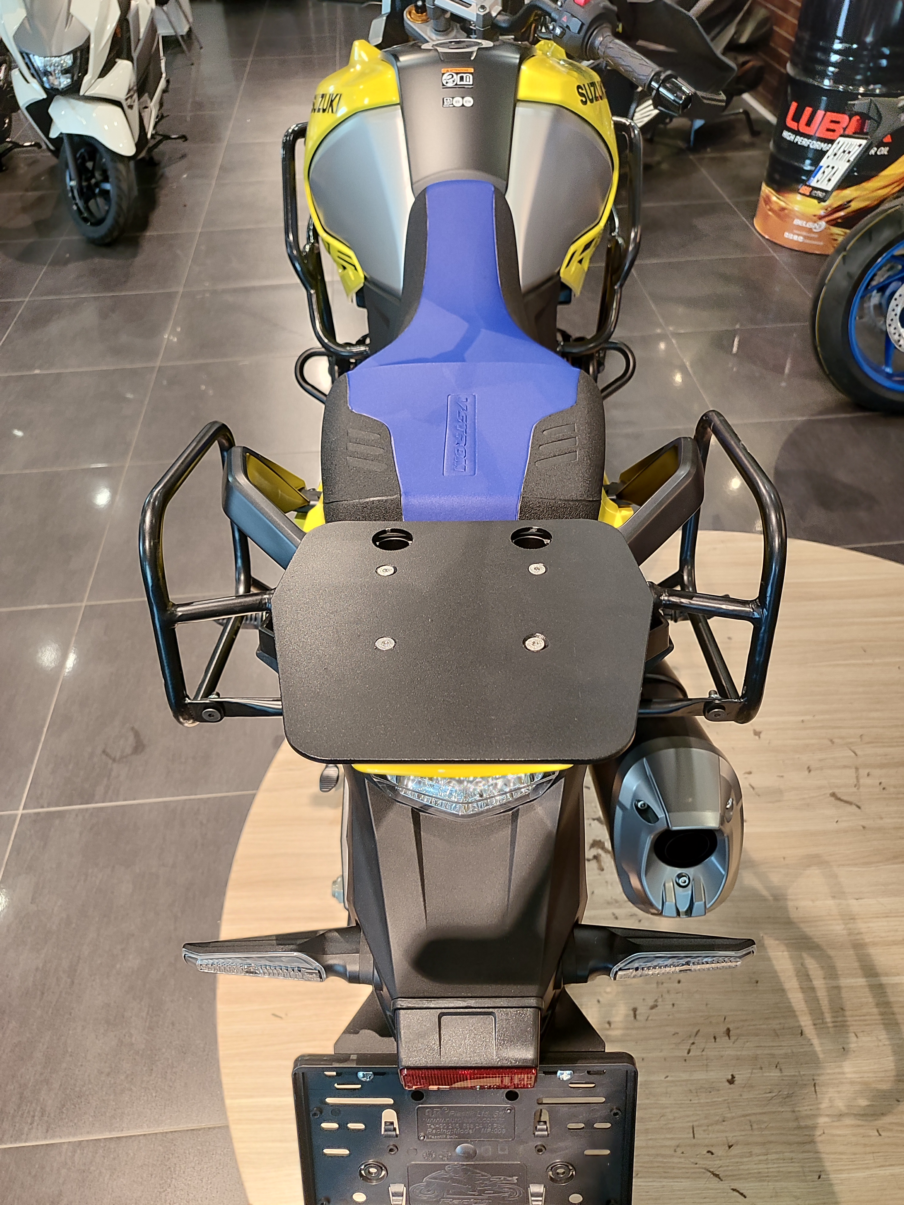 suzuki vstrom de 800 yan çanta demiri