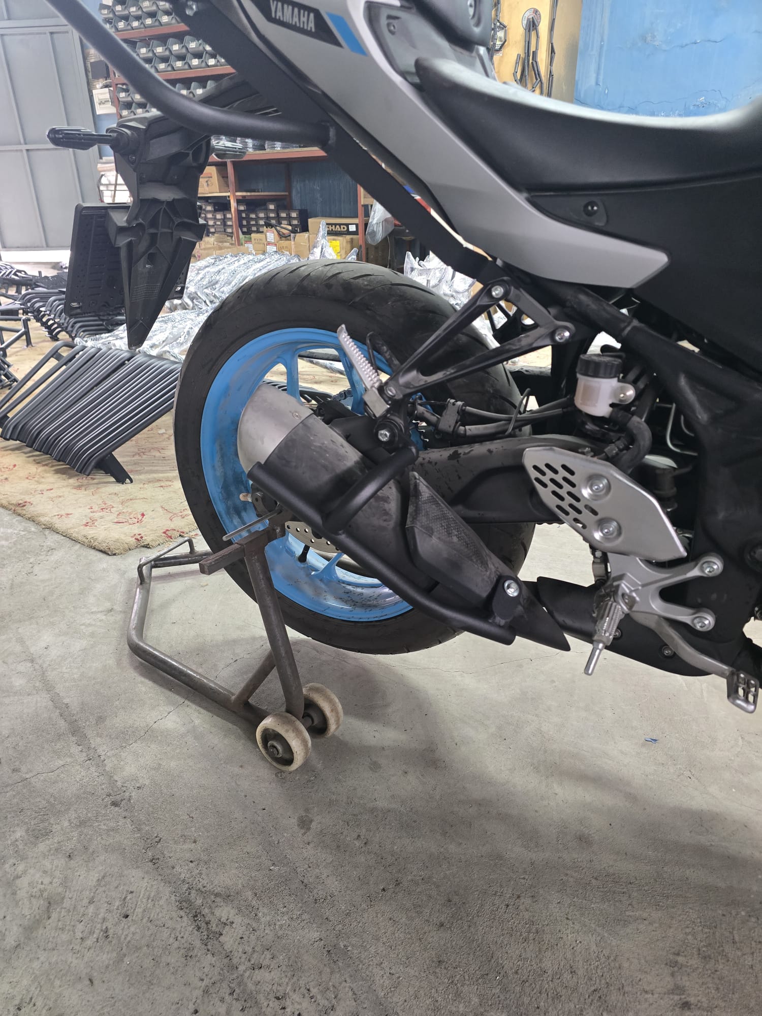 YAMAHA MT 25 EGZOZ KORUMA DEMİRİ